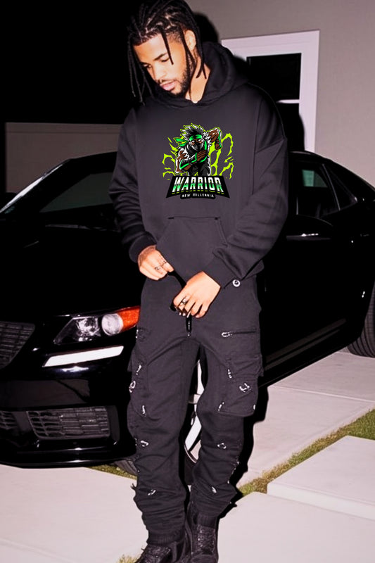 Emerald Ninja - Black Hoodie Sweatshirt