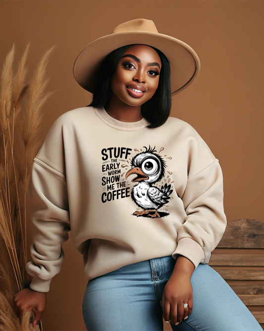 Show Me the Coffee - Sand Sweatshirt