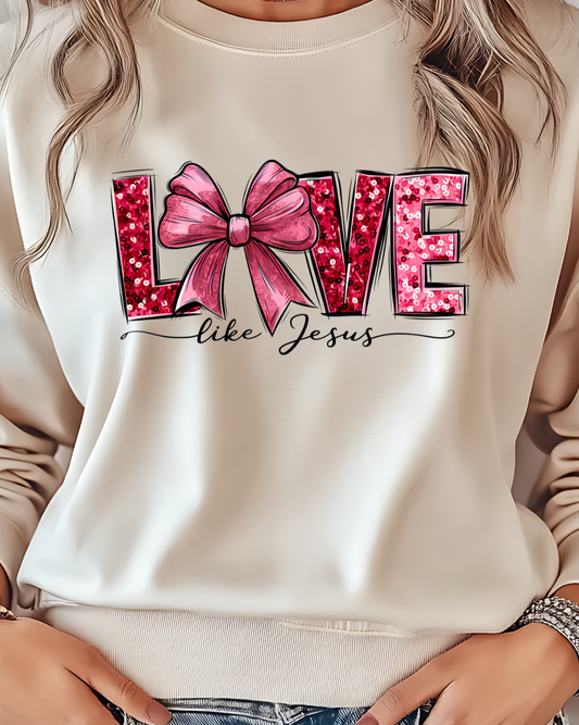 Love Like Jesus - Sand Sweatshit