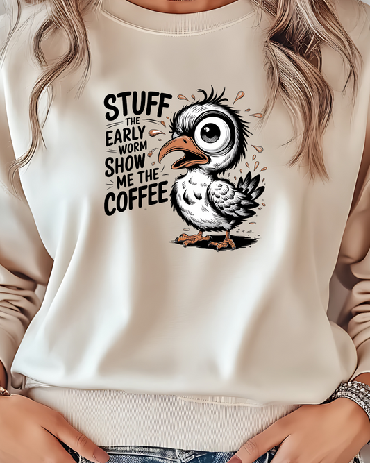 Show Me the Coffee - Sand Sweatshirt