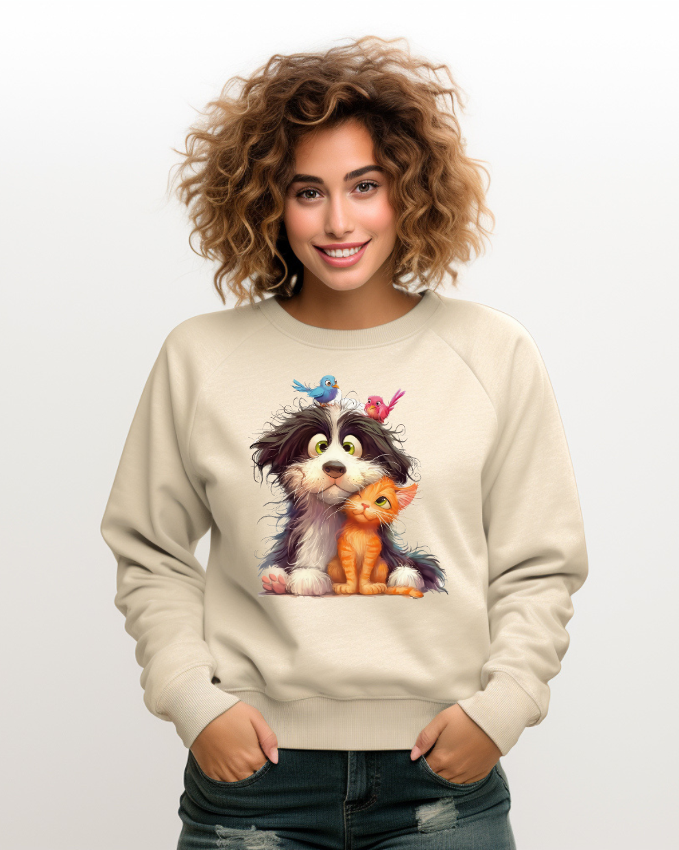 Paws & Pals Sweatshirt - Sand Sweatshirt