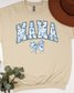 Mama Floral Blue - Sand Sweatshirt