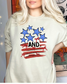 Stars, Stripes, and Freedom   - Sand Sweatshirt