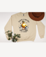 Silence is golden, duck style - Sand Sweatshirt