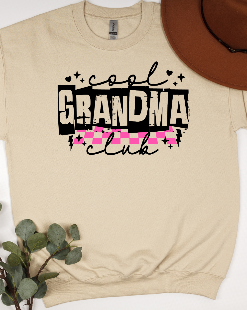 Certified Cool Grandma - Sand Sweatshirt