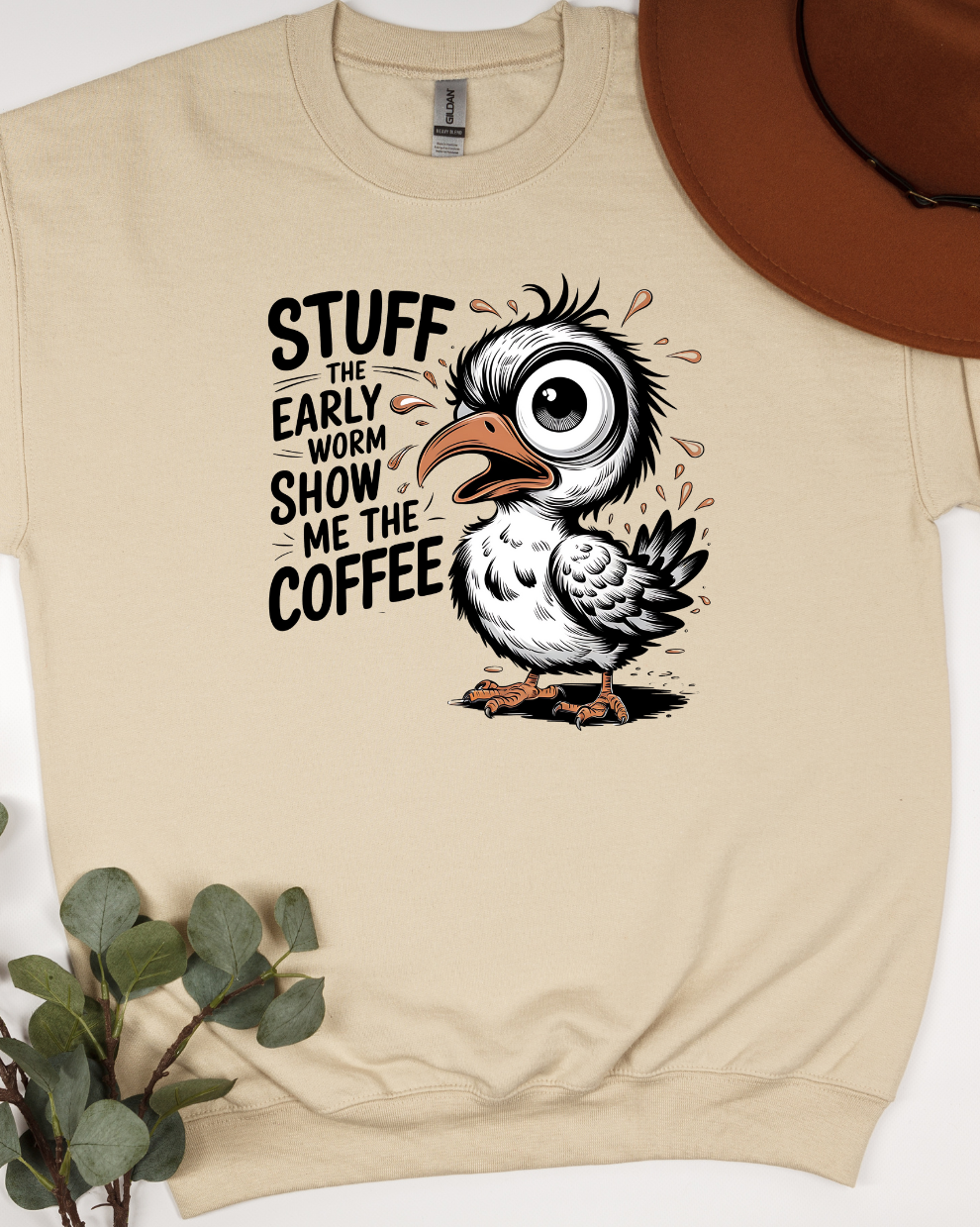 Show Me the Coffee - Sand Sweatshirt