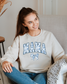 Mama Floral Blue - Sand Sweatshirt