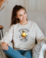 Silence is golden, duck style - Sand Sweatshirt