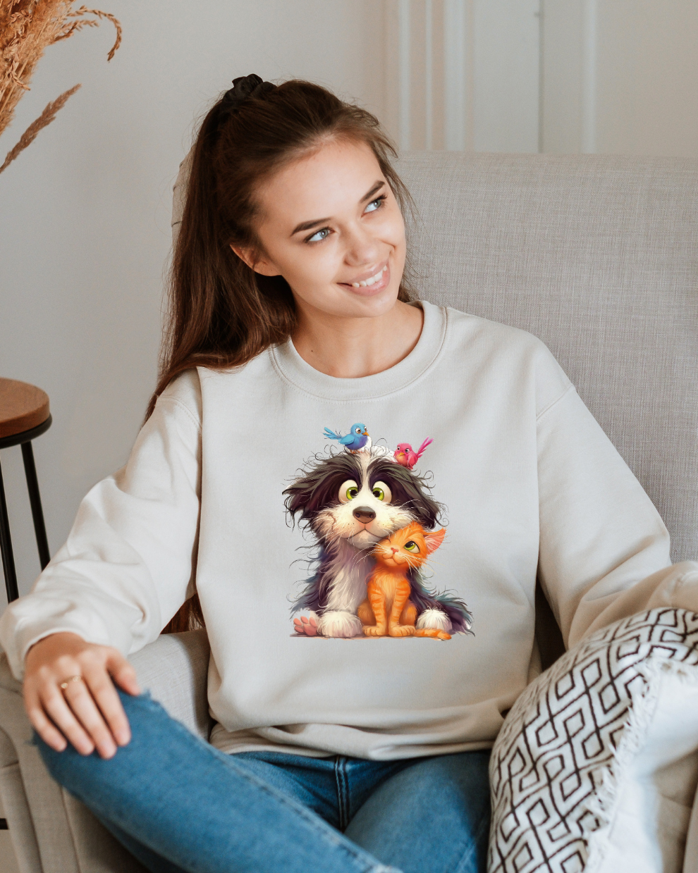 Paws & Pals Sweatshirt - Sand Sweatshirt