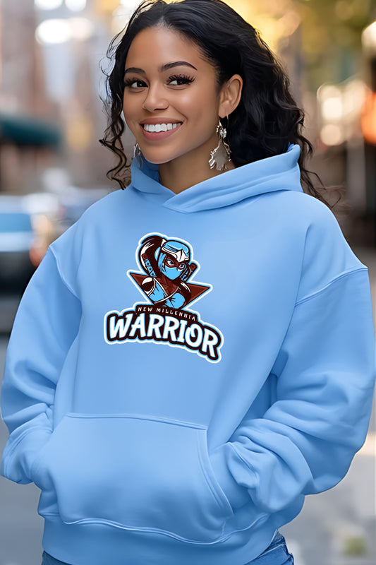 Blue Ninja - Light Blue Hoodie Sweatshirt