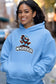 Blue Ninja - Light Blue Hoodie Sweatshirt