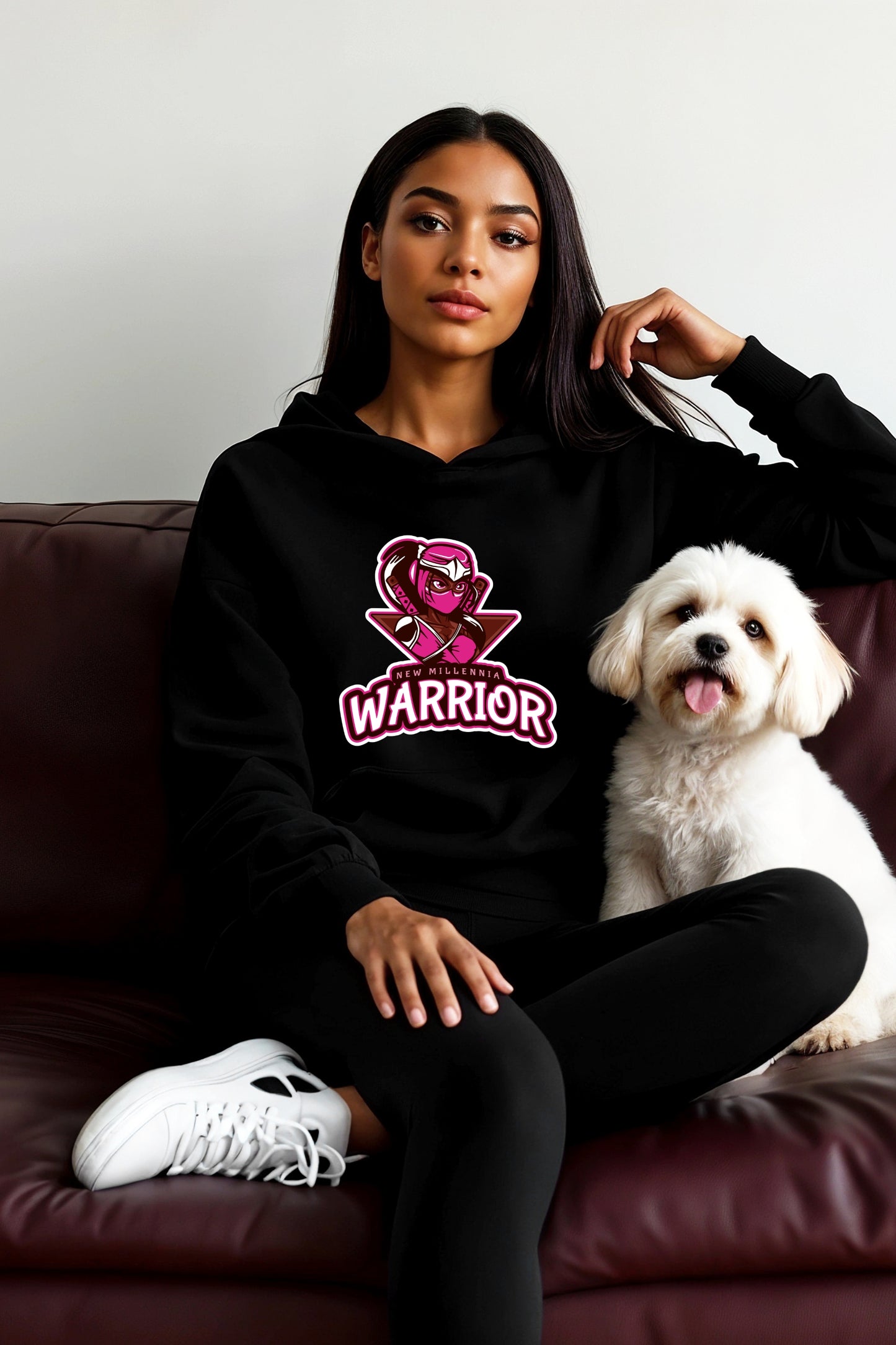 Rose Ninja - Black Hoodie Sweatshirt