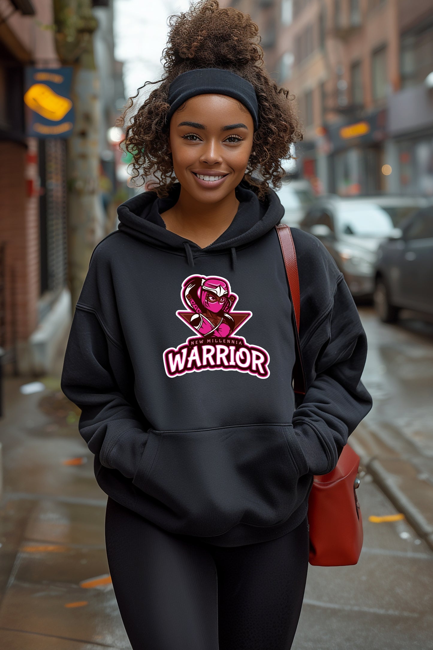 Rose Ninja - Black Hoodie Sweatshirt