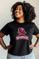 Rose Ninja - Black Tshirt