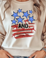 Stars, Stripes, and Freedom   - Sand Sweatshirt