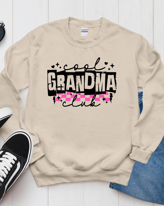 Certified Cool Grandma - Sand Sweatshirt