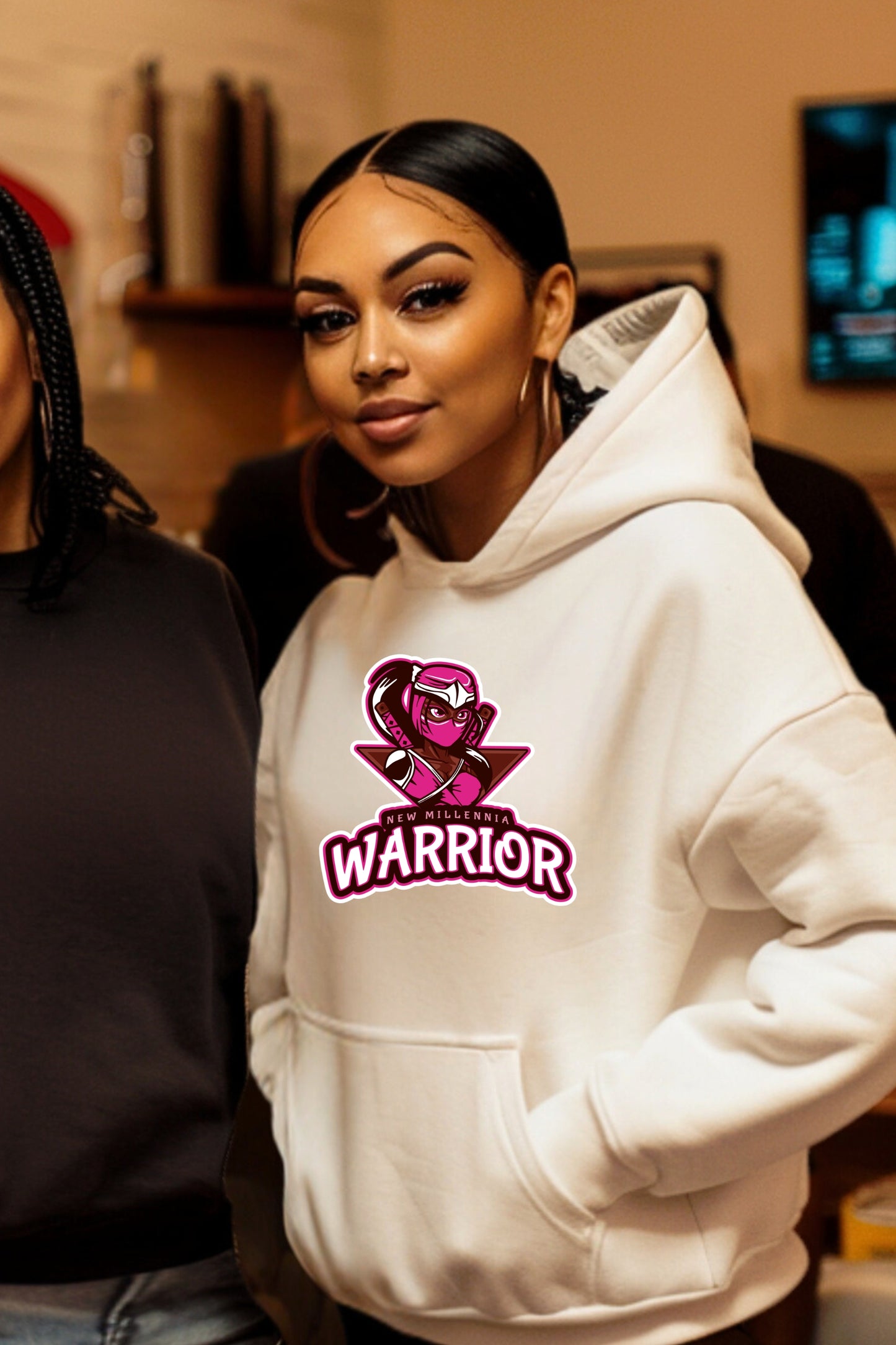 Rose Ninja - Sand Hoodie Sweatshirt