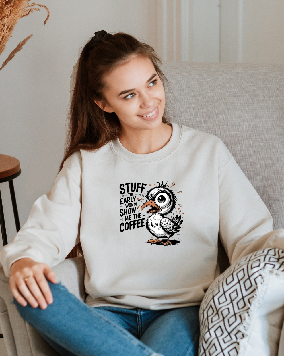 Show Me the Coffee - Sand Sweatshirt