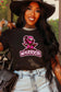 Rose Ninja - Black Tshirt