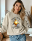 Silence is golden, duck style - Sand Sweatshirt