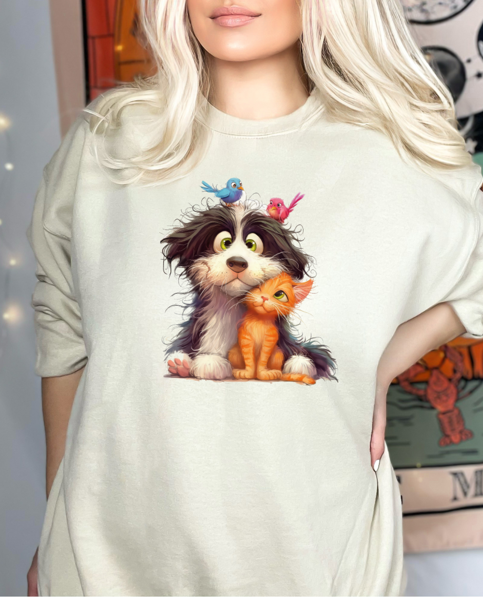 Paws & Pals Sweatshirt - Sand Sweatshirt