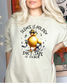 Silence is golden, duck style - Sand Sweatshirt