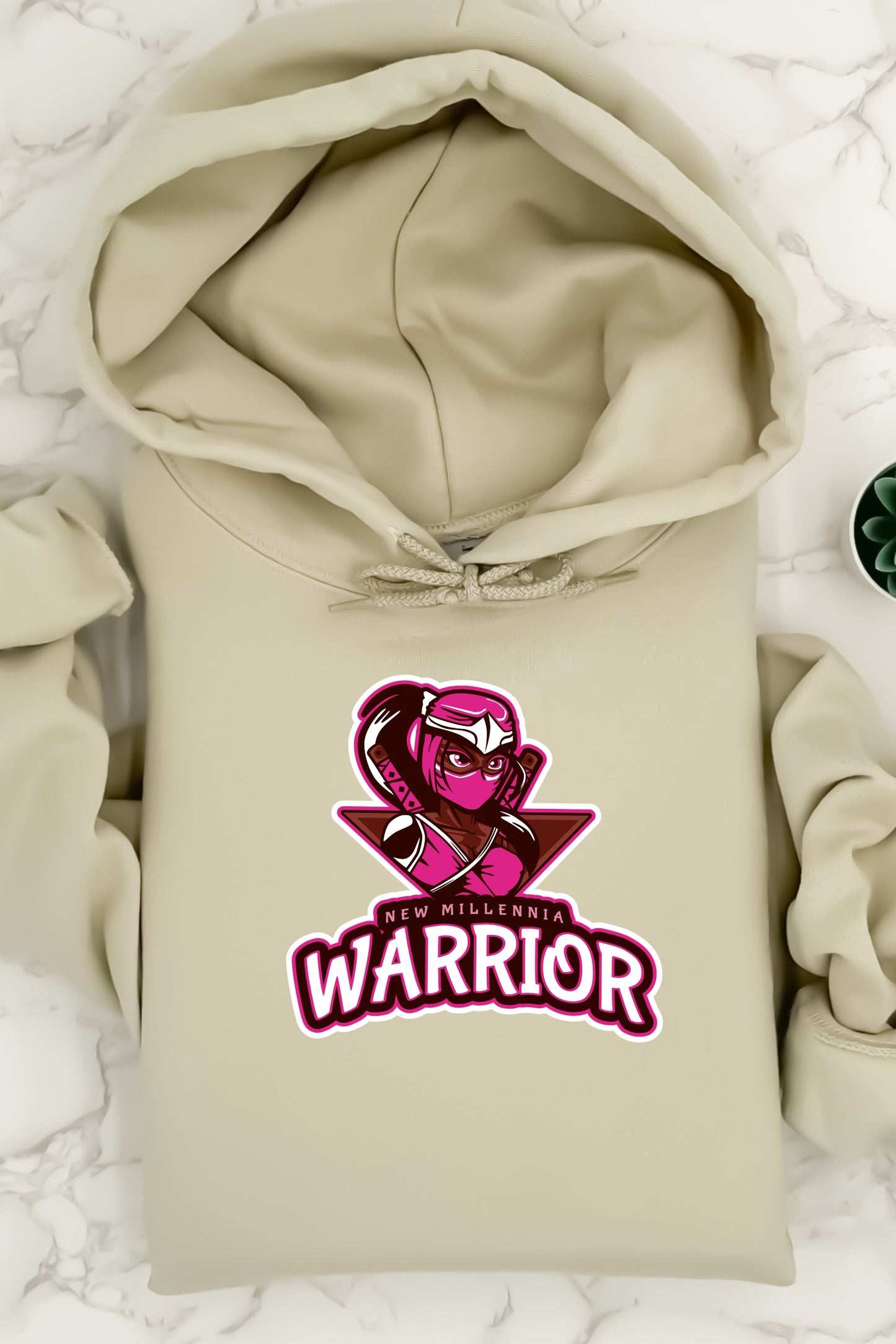 Rose Ninja - Sand Hoodie Sweatshirt