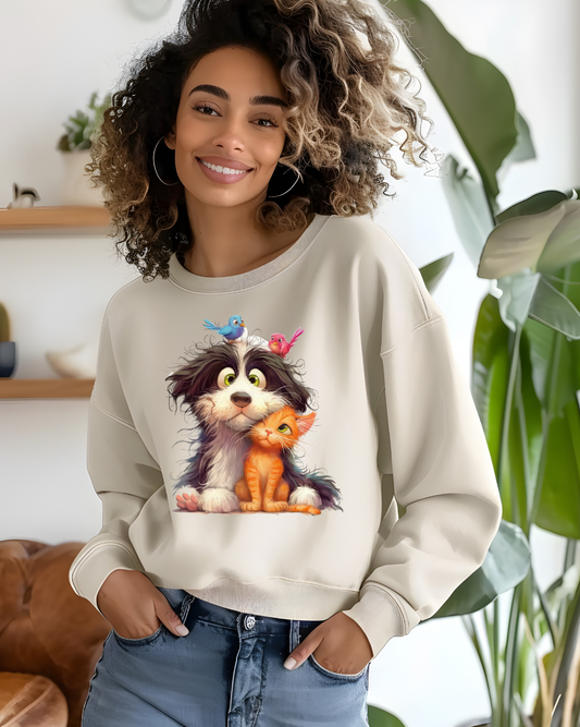 Paws & Pals Sweatshirt - Sand Sweatshirt