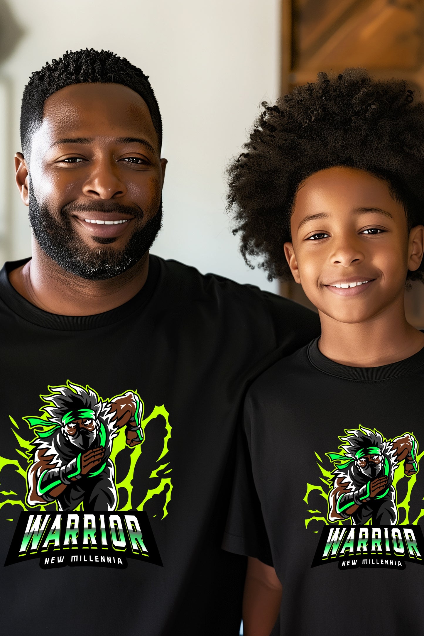 Emerald Ninja - Black Tshirt
