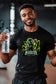Emerald Ninja - Black Tshirt