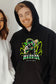 Emerald Ninja - Black Hoodie Sweatshirt version 2