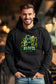 Emerald Ninja - Black Hoodie Sweatshirt version 2