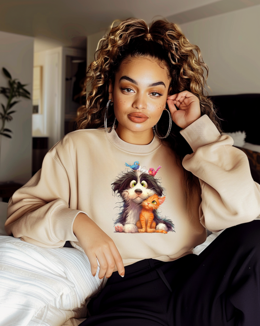 Paws & Pals Sweatshirt - Sand Sweatshirt
